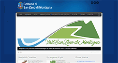 Desktop Screenshot of comunesanzenodimontagna.it